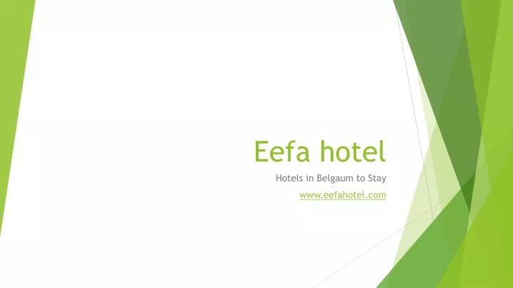 eefa hotel hotels in belgaum to stay