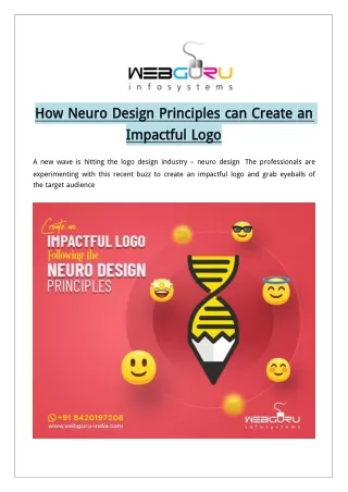 how how neuro neuro design