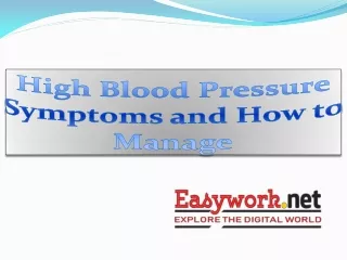 High Blood Pressure Symptoms