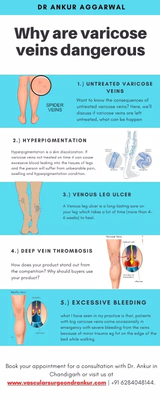 Why are varicose veins dangerous