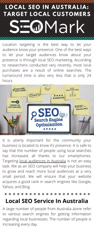 local seo in australia target local customers