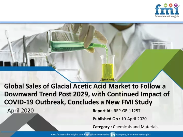 global sales of glacial acetic acid market
