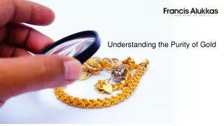 Francis Alukkas- What is 916 Gold ?
