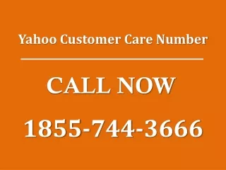 yahoo customer care number