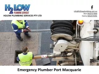 Emergency Plumber Port Macquarie