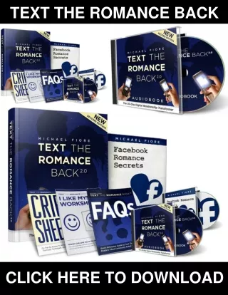 Text The Romance Back 2.0 PDF, eBook by Michael Fiore
