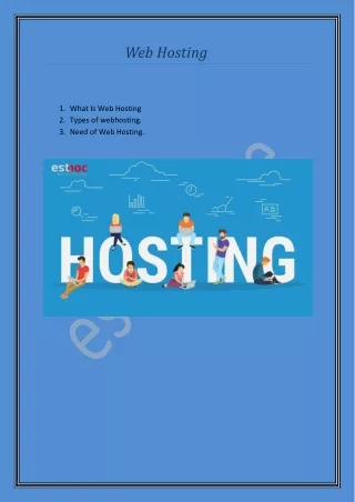 web hosting