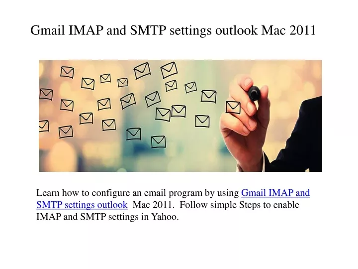 gmail imap and smtp settings outlook mac 2011