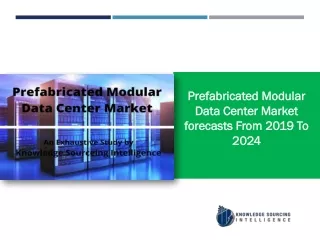 prefabricated modular data center market