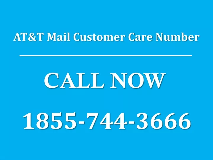 at t mail customer care number