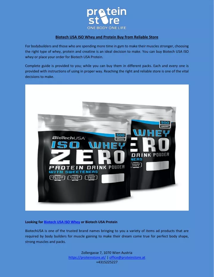 biotech usa iso whey and protein buy from