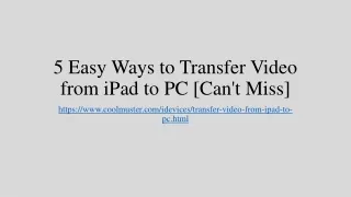 5 easy ways to transfer video from ipad to pc can t miss