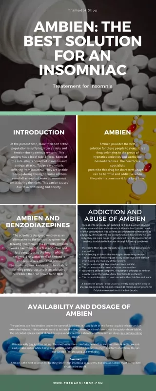 Ambien: The Best Solution for an Insomniac