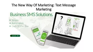 the new way of marketing text message marketing