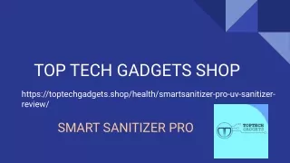 Smart Sanitizer Pro
