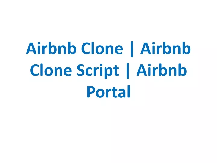 airbnb clone airbnb clone script airbnb portal