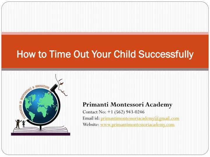 how to time out your child successfully