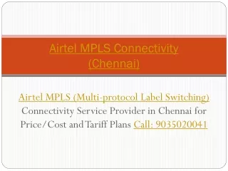 airtel mpls connectivity chennai