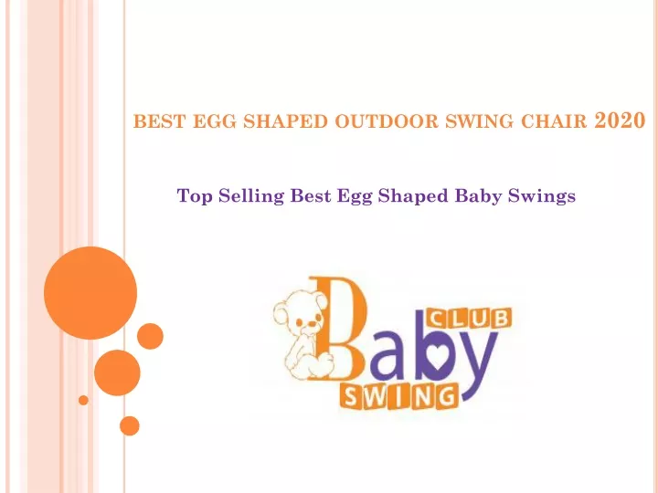 best egg shaped outdoor swing chair 2020