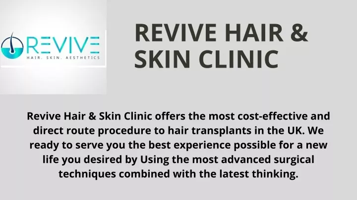 revive hair skin clinic