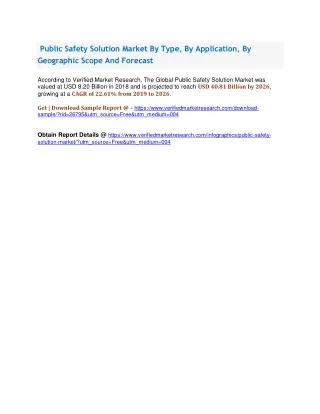 public safety solution market by type