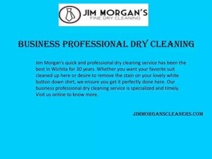 business professional dry cleaning