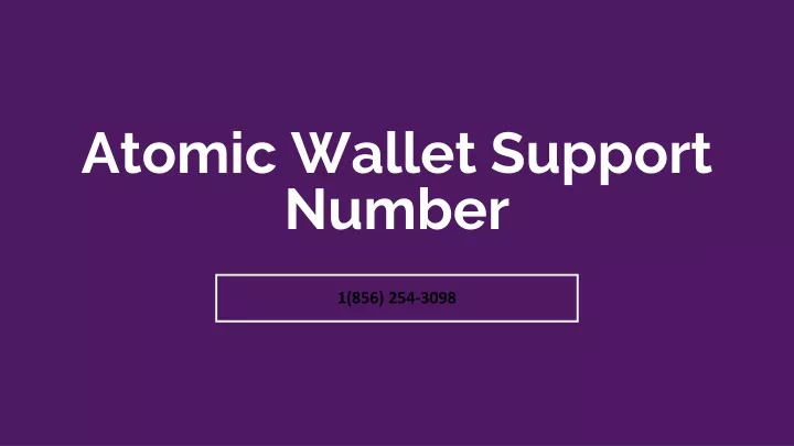 atomic wallet support number