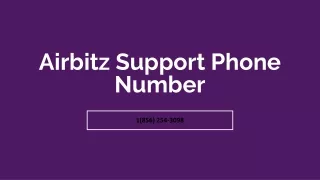 Airbitz Support Phone Number【✇1(856) 254-3098✇】