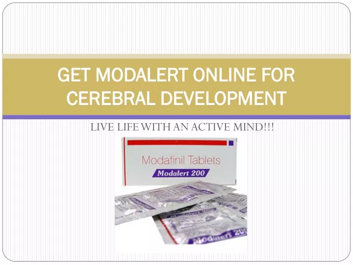 get modalert online for cerebral development