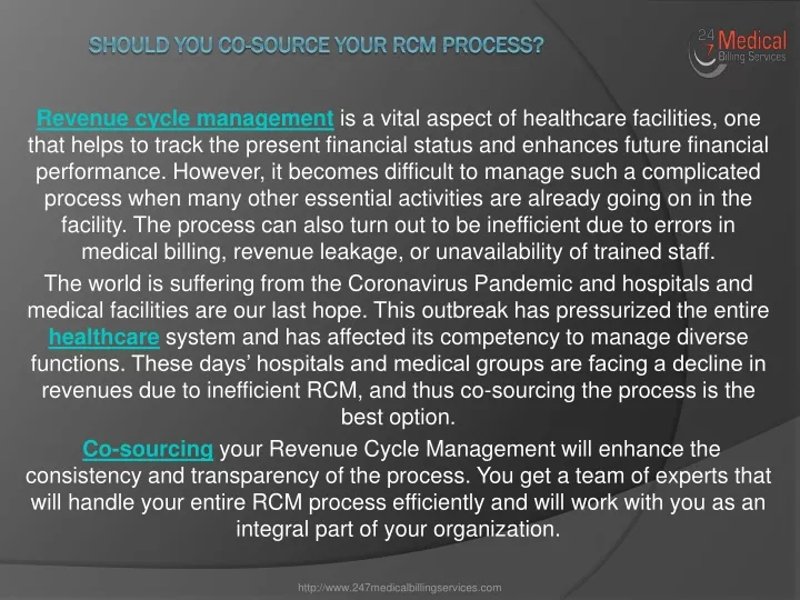 should you co source your rcm process