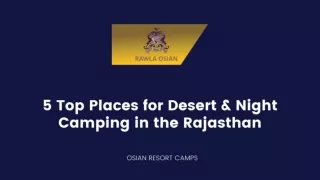 Top 5 Things to Do In Thar Desert Rajasthan