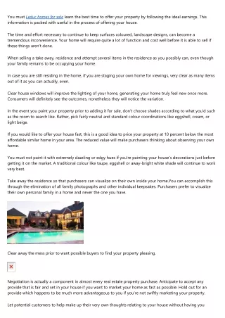 you must leduc homes for sale learn the best time