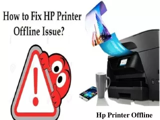 How to Fix Hp Printer Offline issue ?