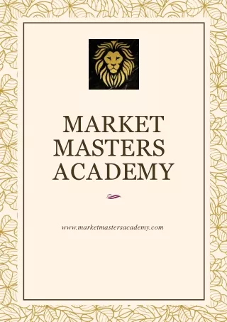 Are You Ready To Join Market Masters Academy?