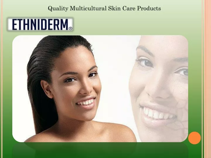 quality multicultural skin care products