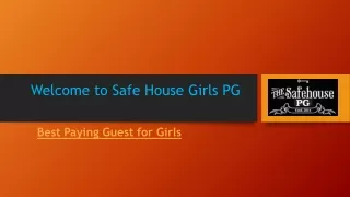 Best Paying Guest for Girls in Gurgaon