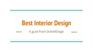 best interior design