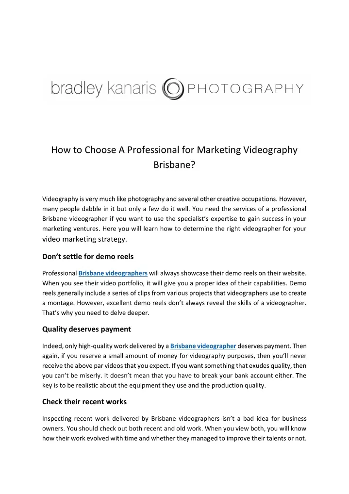 how to choose a professional for marketing