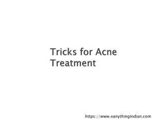 Tricks for Acne Treatment