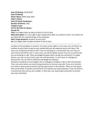 date of writing 29 04 2020 date of editing writer