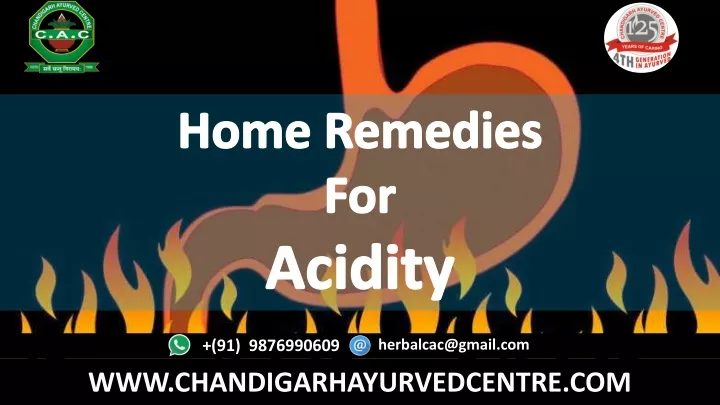 home remedies for acidity