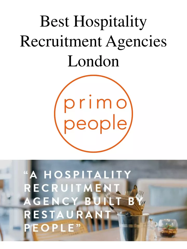 best hospitality recruitment agencies london