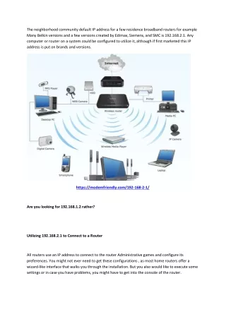 the neighborhood community default ip address