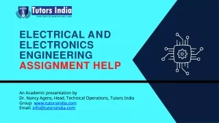 electrical and electronics engineering assignment