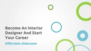 online interior design course