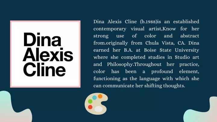 dina alexis cline b 1988 is an established