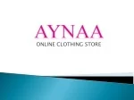 Aynaaworld|Online clothing store - slide 1