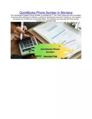 quickbooks phone number in montana our quickbooks