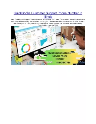 quickbooks customer support phone number
