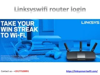 Linksysmart router wifi login